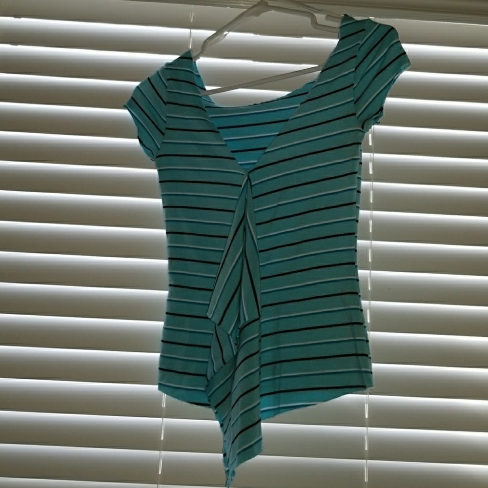 ⚡Reversible Ruffled Stripe Top⚡